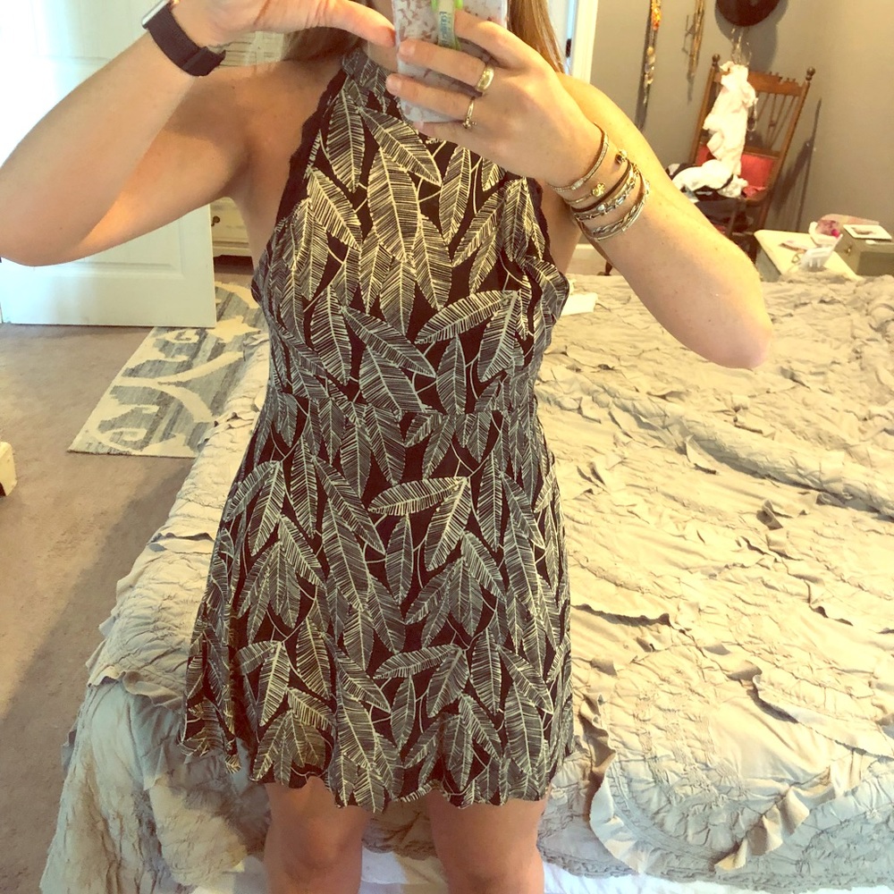 Forever 21 Leaf Dress